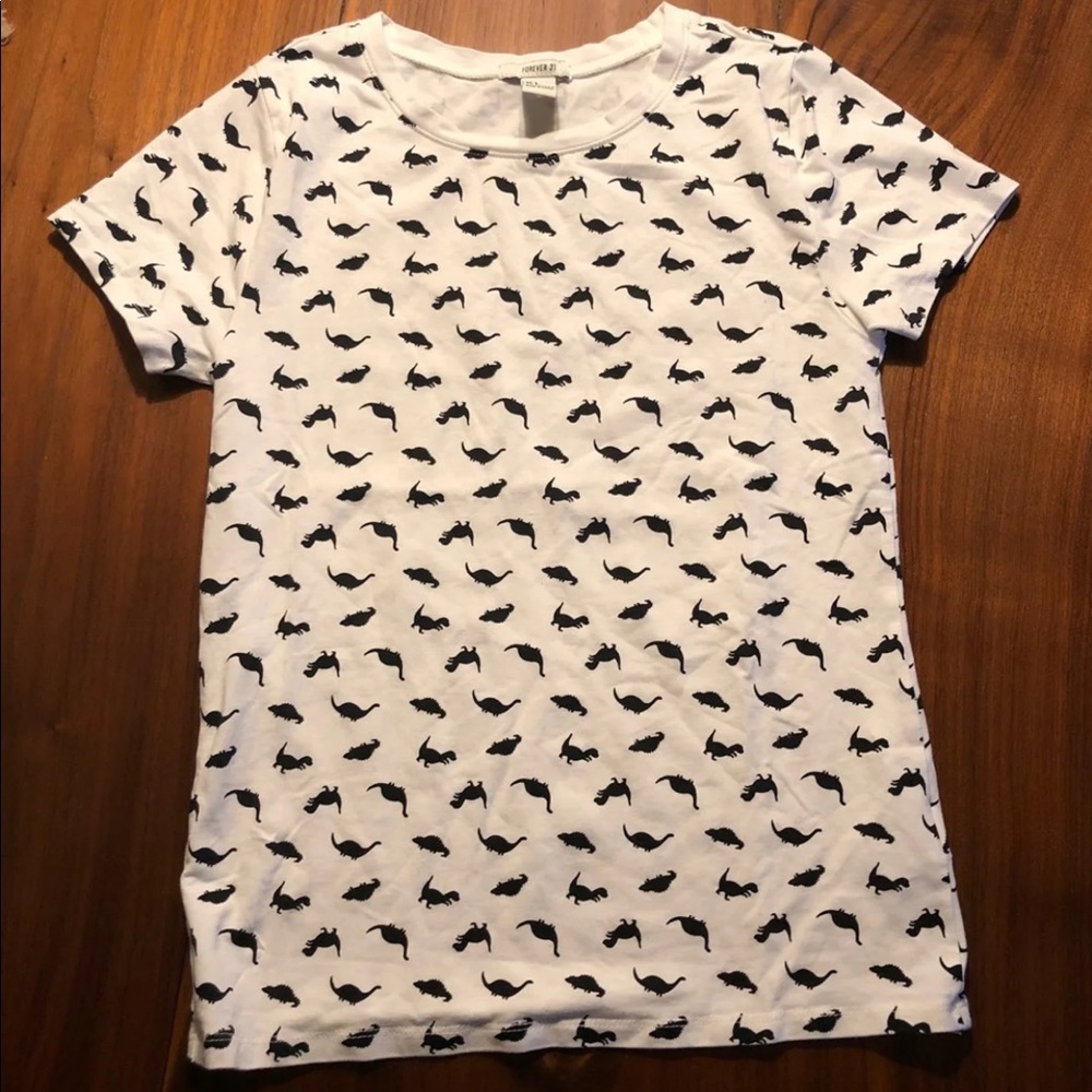 Forever 21 dinosaur shirt